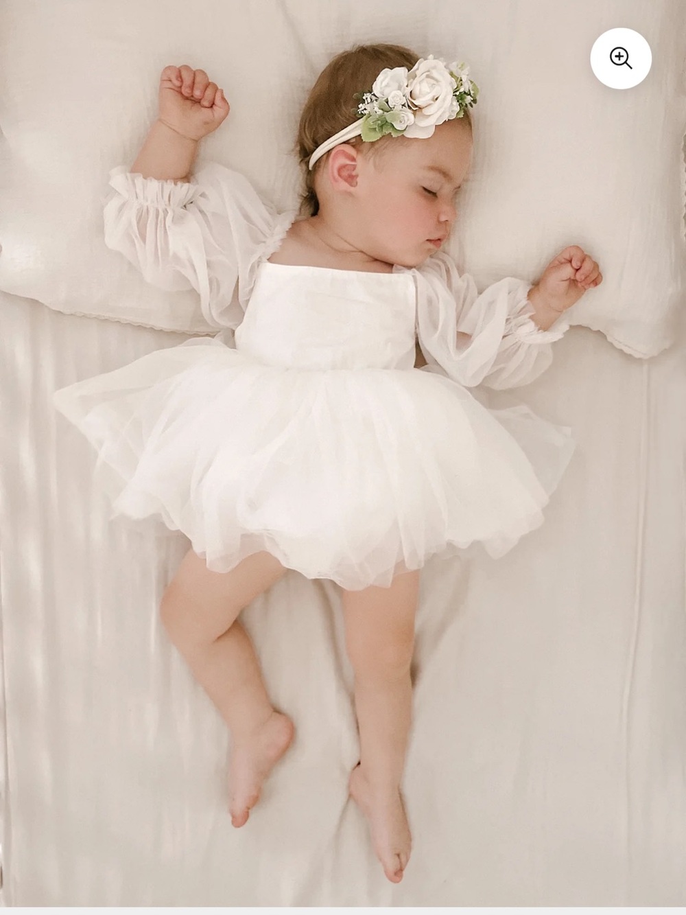 Oui Babe - Wren Romper - Ivory - 6-12Mo.
